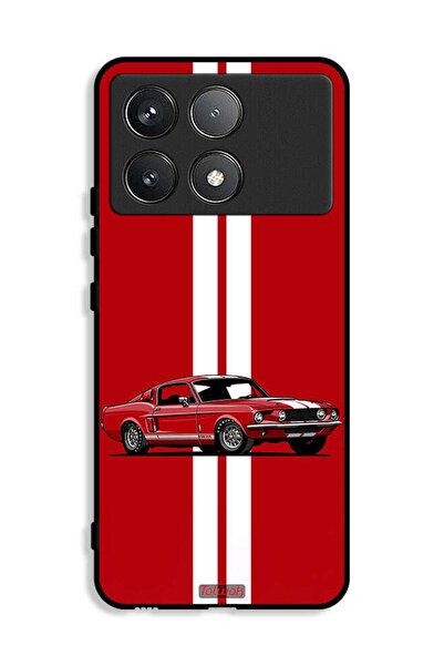 Tolwak Xiaomi Redmi K70E 5G Protective Case Cover Vintage Car Abstract Art