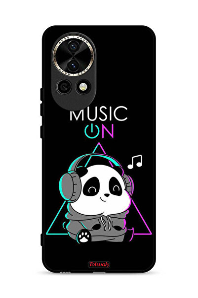 Tolwak غطاء حماية لهاتف هواوي نوفا 13 5G بطبعة موسيقى الباندا