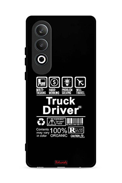 Tolwak غطاء حماية لهاتف Oppo K12 5G، ملصق سائق شاحنة