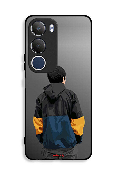 Tolwak غطاء حماية لهاتف Vivo Y19s 4G بتصميم صورة فنية لولد