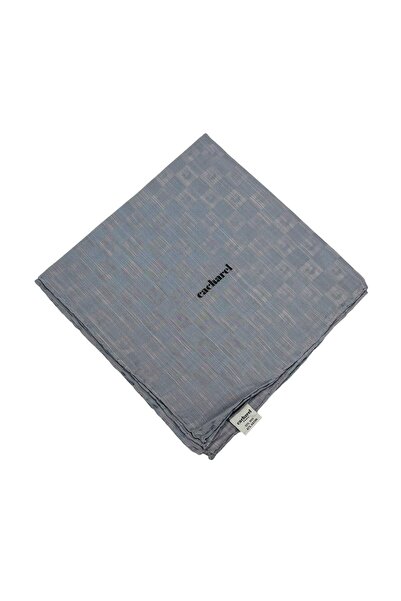 Cacharel Jakarlı İpek Koton Eşarp - 8932982-971 Gümüş