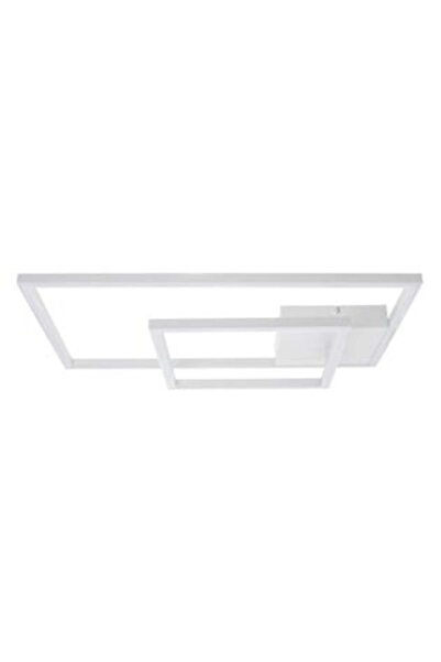 OEM Plafoniera Alba cu LED 25 W & 2 Dreptunghiuri Ajustabile 66 x 39 x 8 cm