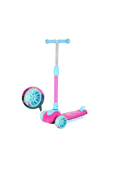 rexa سكوتر ركل بثلاث عجلات قابل للتعديل للأطفال - رحلة آمنة وممتعة في الهواء ...