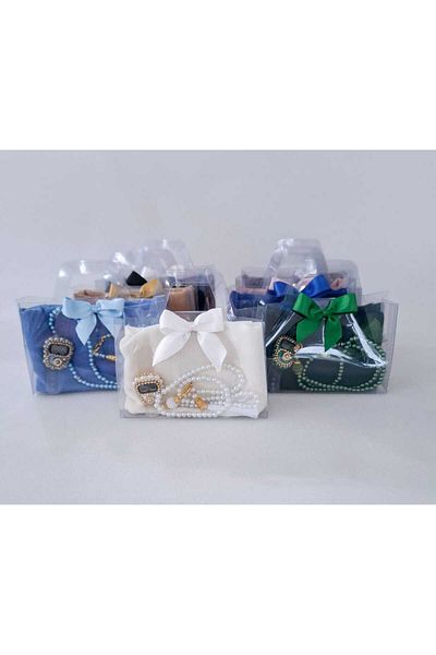 hira tasarım FLAMLI BAŞÖRTÜ ZİKİRMATİK İNCİ GLASS ROSARY Δώρο, Προίκα Νυφικό Σετ Κάλυμμα Κεφαλιού με Φλάμ