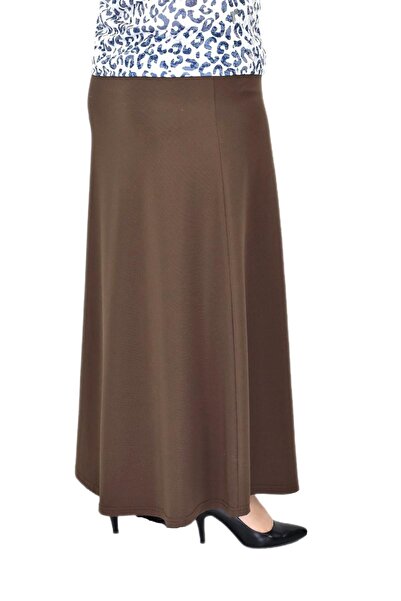 Nazal Women's Long Elastic Flared Skirt Bgl-St04728