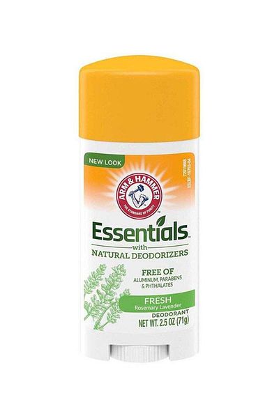 Arm&Hammer مزيل عرق صلب من آرم آند هامر إسينشالز، أصفر/أبيض، 71 جرامًا