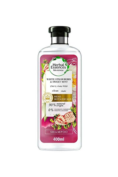 Herbal Essences شامبو بايو رينيو بالفراولة البيضاء والنعناع الحلو 400 مل
