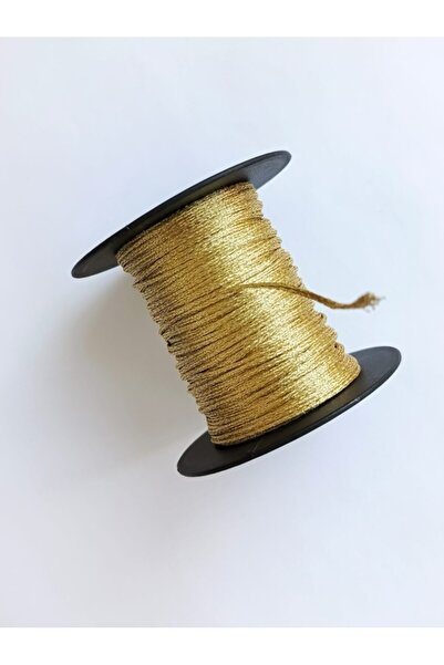 Eskişehir hobi sanat 1.2 mm 20 Meters Silvery Gold Gold Monofilament String for Bundling Gift Packaging String
