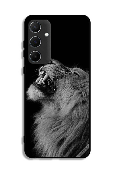 Covernex غطاء حماية لهاتف سامسونج جالاكسي A55 5G بتصميم الأسد المبهج