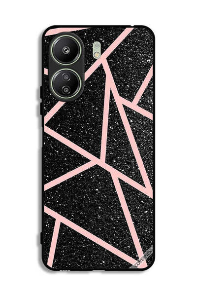 Covernex غطاء حماية لهاتف شاومي ريدمي 13 سي بنقشة لامعة ومسارات