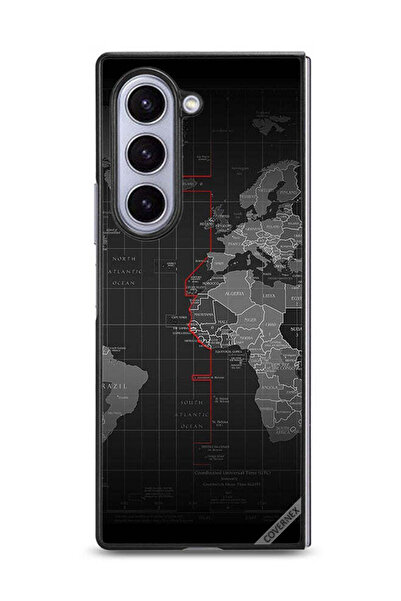 Covernex غطاء حماية لهاتف Samsung Galaxy Z Fold6 - خريطة العالم