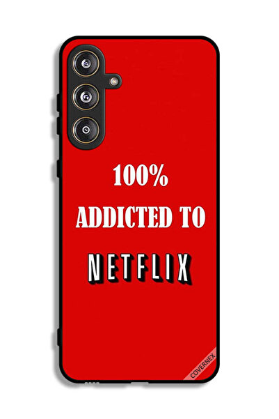 Covernex غطاء حماية لهاتف Samsung Galaxy M55 5G، مدمن على Netflix بنسبة 100%