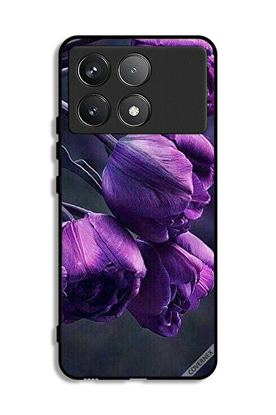 Covernex Xiaomi Poco F6 Pro Protective Case Cover Dark Flowers