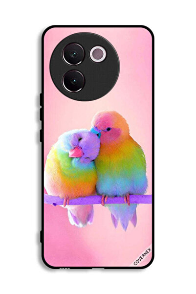 Covernex غطاء حماية لهاتف Vivo V30e 5G بنقشة طيور لطيفة