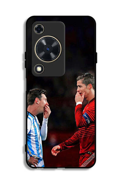 Covernex غطاء حماية لهاتف هواوي إنجوي 70 رونالدو وميسي في إطار واحد