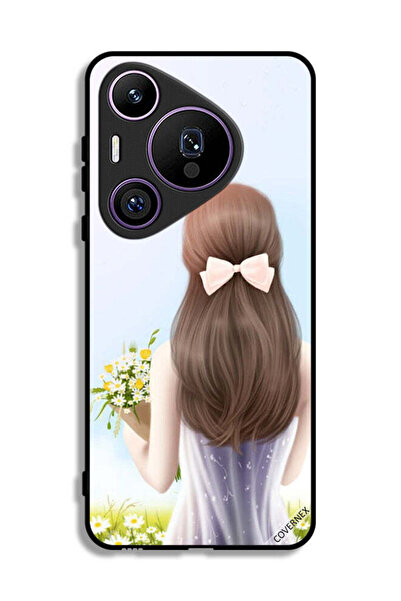 Covernex غطاء حماية لهاتف هواوي بيورا 70 برو - فتاة جميلة