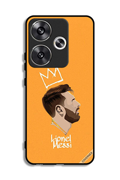 Covernex غطاء حماية لهاتف شاومي بوكو F6 5G بطبعة الملك ليو ميسي