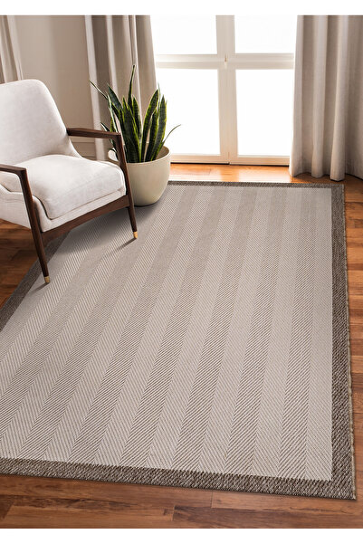 SARAZ HALI Homz Yumuşak Premium Sisal Halı 1404 – Hav ve Toz Yapmaz Bordürlü ...