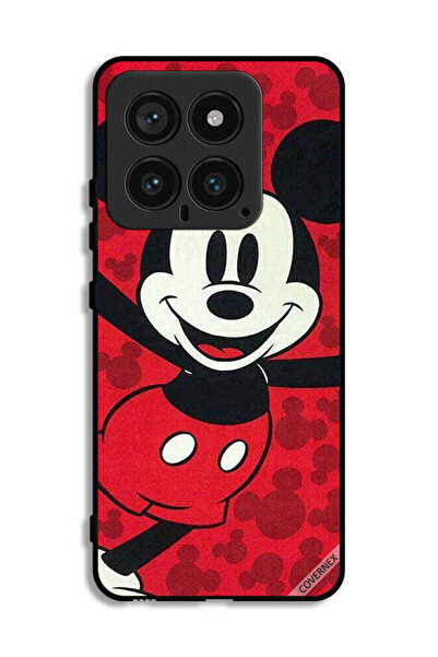 Covernex غطاء حماية لهاتف شاومي 14 بتصميم ميكي ماوس سعيد