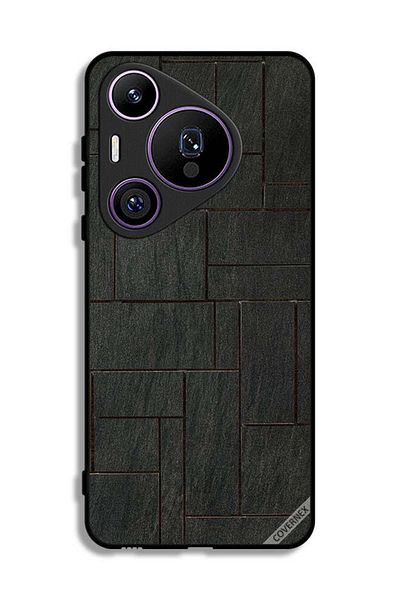 Covernex غطاء حماية لهاتف هواوي بيورا 70 برو بنقشة حائط حجرية
