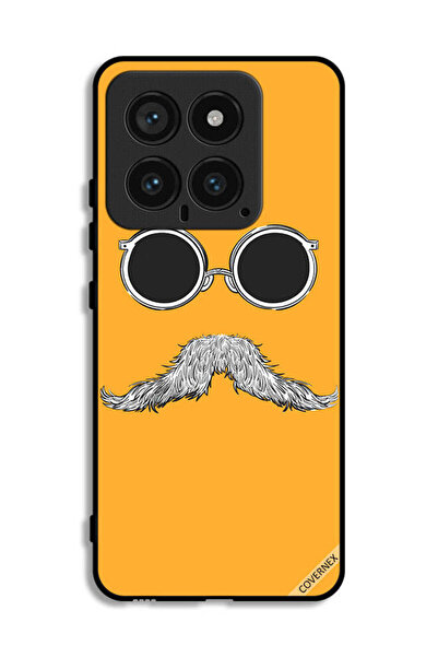 Covernex غطاء حماية لهاتف شاومي 14 مع نظارات وفن الشارب