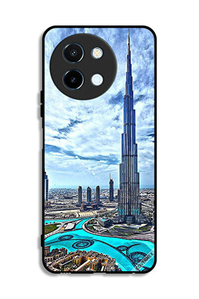 Covernex غطاء حماية لهاتف فيفو Y38 5G برج خليفة - غيوم تلامس السحاب