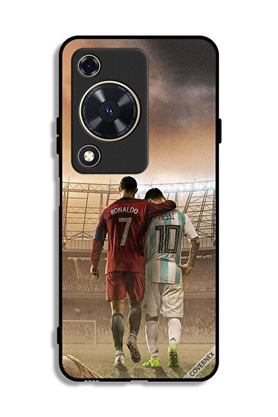 Covernex غطاء حماية لهاتف هواوي إنجوي 70 ميسي وكريستيانو رونالدو