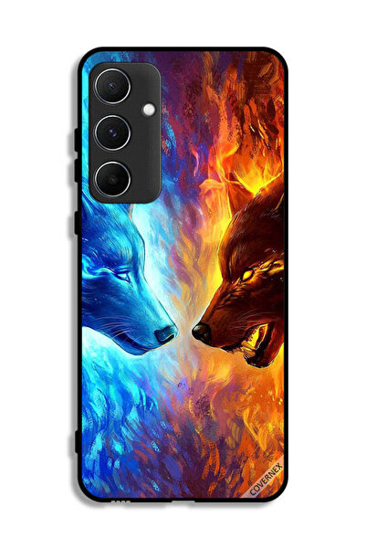 Covernex Samsung Galaxy A55 5G Protective Case Cover Water & Fire Wolf