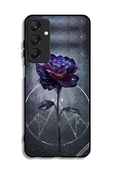 Covernex غطاء حماية لهاتف Samsung Galaxy A25 5G بخلفية زهور داكنة