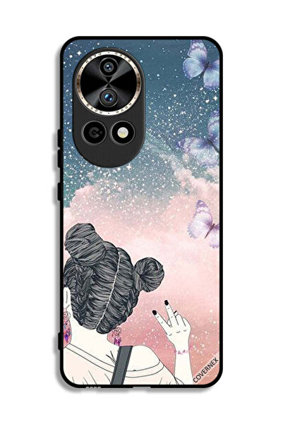 Covernex Huawei nova 12 Pro 5G Protective Case Cover Making Victory Sign Art