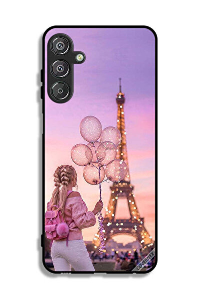 Covernex غطاء حماية لهاتف سامسونج جالاكسي M15 5G بطبعة فتاة تحمل بالونات