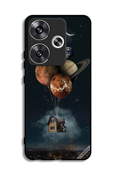 Covernex غطاء حماية لهاتف Xiaomi Poco F6 5G بتصميم Balloon Planets Takes Home