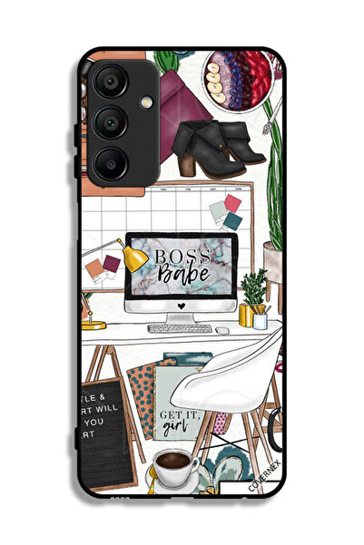 Covernex Samsung Galaxy A15 4G Protective Case Cover Boss Babe Art Clip