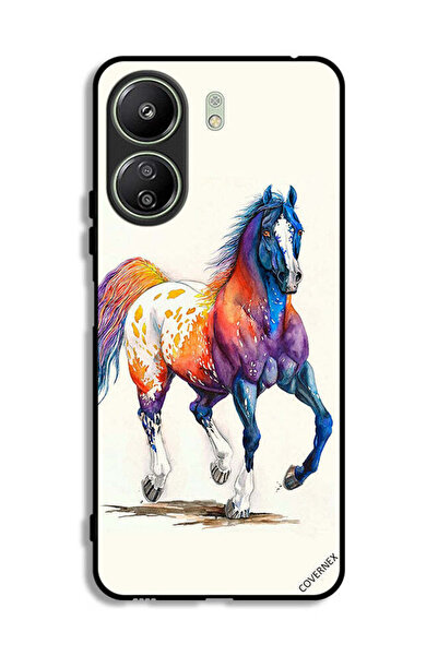 Covernex Xiaomi Redmi 13C Protective Case Cover Horse Paint Art