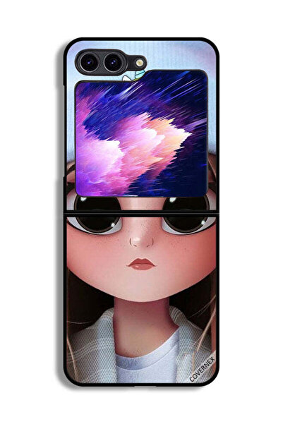 Covernex غطاء حماية لهاتف Samsung Galaxy Z Flip6 - فتاة يونيكورن لطيفة