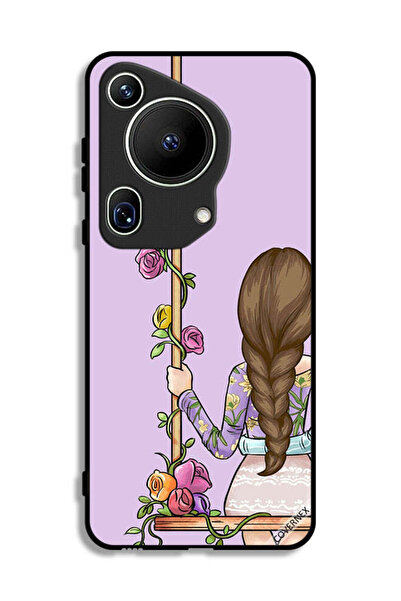 Covernex غطاء حماية فائق لهاتف هواوي بيورا 70 بخلفية فتاة صديقة