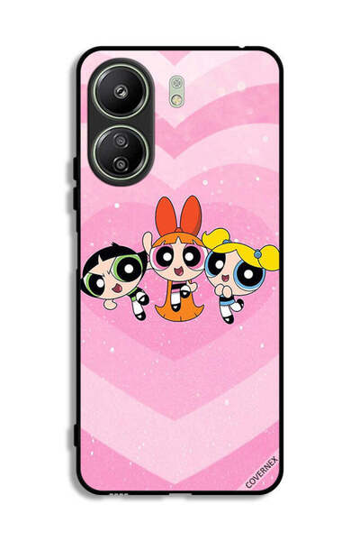 Covernex Xiaomi Redmi 13C Protective Case Cover Power Girls Cartoon