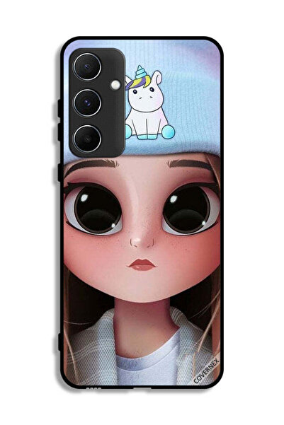 Covernex غطاء حماية لهاتف سامسونج جالاكسي A55 5G بطبعة فتاة يونيكورن لطيفة