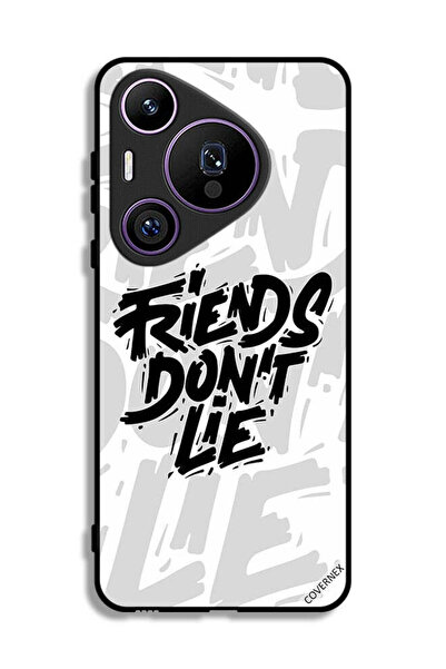 Covernex غطاء حماية لهاتف هواوي بيورا 70 برو - خط عربي - أصدقاء لا يكذبون