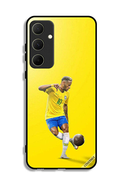 Covernex غطاء حماية لهاتف سامسونج جالاكسي A35 5G، نيمار مع كرة قدم