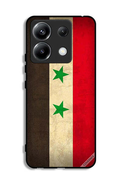 Covernex غطاء حماية لهاتف شاومي ريدمي نوت 13 برو 5G بعلم سوريا