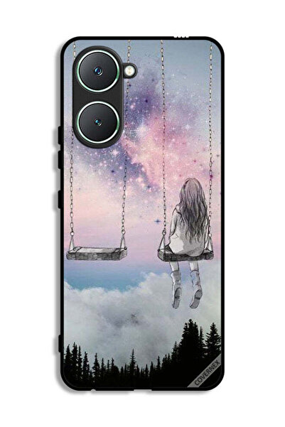 Covernex غطاء حماية لهاتف Vivo Y03 4G برسومات فتاة وحيدة