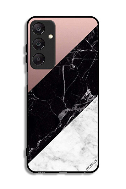 Covernex غطاء حماية لهاتف سامسونج جالاكسي A25 5G بنمط مزيج من الرخام والبساطة