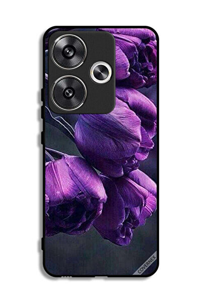 Covernex غطاء حماية لهاتف Xiaomi Poco F6 5G - زهور داكنة
