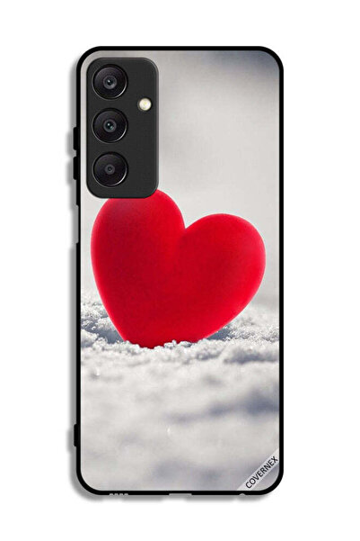 Covernex غطاء حماية لهاتف سامسونج جالاكسي A25 5G بتصميم قلب أحمر جميل