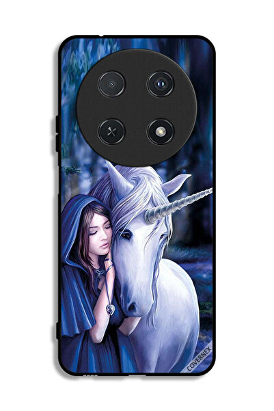 Covernex غطاء حماية لهاتف هواوي نوفا 12i بتصميم فتاة وحيد القرن المحبوبة