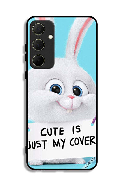 Covernex غطاء حماية لهاتف سامسونج جالاكسي A35 5G، أرنب لطيف هو مجرد غطاء خاص بي