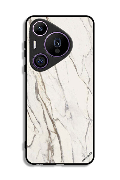 Covernex غطاء حماية لهاتف هواوي بيورا 70 برو بتصميم رخامي