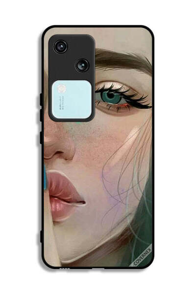 Covernex غطاء حماية فيفو V30 5G، ششش، إنها حزينة