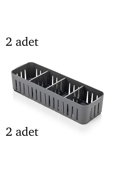 Mons 2Pcs Closet Organizer Drawer Closet Organizer Socks Laundry Jewelry Desk Organizer Qlux